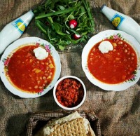 خوراک لوبیا چیتی گیاهی