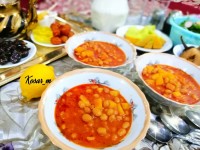 خوراک لوبیا چیتی گیاهی