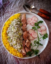 سحری، باقالی پلو با تن ماهی