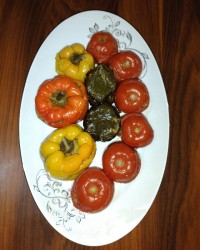 دلمه آجی پز شام ۳۱فروردین۱۴۰۰