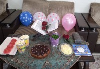 میز جشن قران پسرم