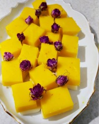 تر حلوای شیرازی، با دستور پاپیون پختم.عالی شده بود.