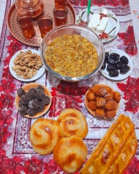 اریشته آش (آش رشته محلی)سفره افطار