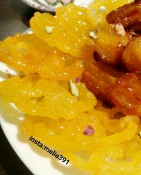 زولبیا بدون جوش شیرین