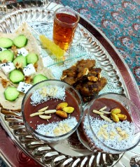 فرنی شکلاتی