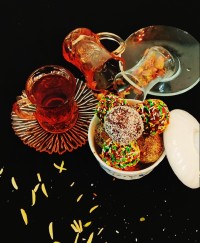 توپک خرمایی چهار مغز مغز دار