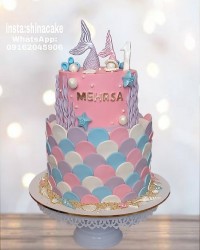 کیک دریایی کیک دخترانه