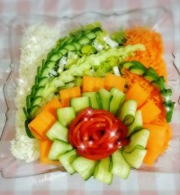 ایده تزیین سالاد فصل