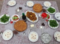 سفره افطاری روز نهم