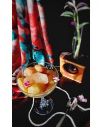 کمپوت هلو انجیری