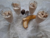 میلک شیک موز و نسکافه