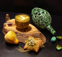 آش جو با ماست