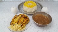 فسنجان و فیله ماهیتابه ای