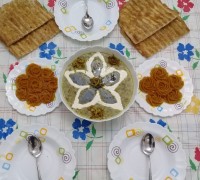 آش بلغورگندم وحلوا