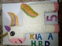 کیک تولد گل دختری