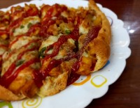 پیتزا با نان باگت