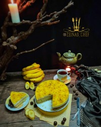 کیک پودینگ ژله ایی