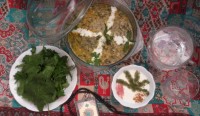 سوپ گشنیز تبریزی