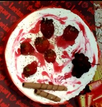 چیزکیک توت فرنگی جاتون سبز همراهان عزیزم