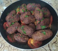 کوفته بوقلمون با مغز قارچ