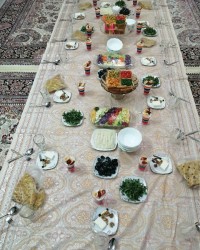 سفره افطاری شب 15رمضان