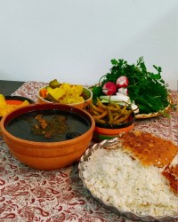 قرمه سبزی با مرغ