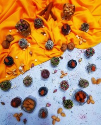 توپک خرمایی چهار مغز