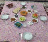 اینم از افطاری ما
