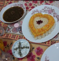 سلام دوستان اینم شام خوشمزه من??