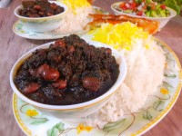 خورش قرمه سبزی، نذری سحر