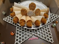 حلوا قیفی زعفرانی