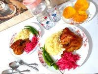 ❤برنج و مرغ سوخاری❤