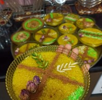 شله زرد افطاری روز ۱۵ رمضان کریم