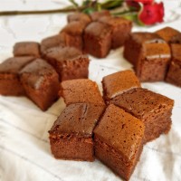 کیک پنبه ای شکلاتی