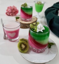 ژله قلب راه راه