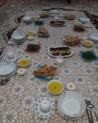 افطاری شب ۱۵ماه مبارک