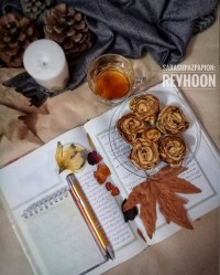 شیرینی رول خرمایی دارچینی دستور توی کپشن