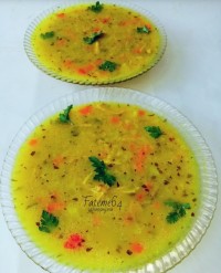 سوپ گل کلم و مرغ