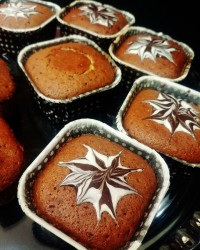 کاپ کیک سوپرایز نارگیلی