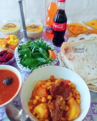 سفره افطاری شب نوزدهم ماه مبارک رمضان