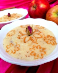 حریره بادام و سیب