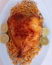 سبزی پلو باماهی