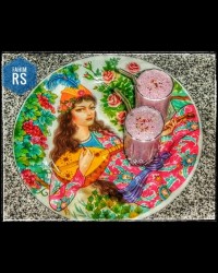 اسموتی توت فرنگی با ماست و شیر