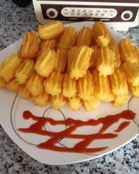 بامیه سیب زمینی