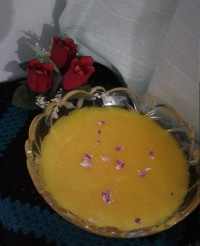 دسر نشاسته به نیت شب قدر