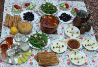 سفره ی افطار شب بیست ویکم
