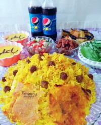 سفره افطاری شب بیست و یکم ماه مبارک رمضان
