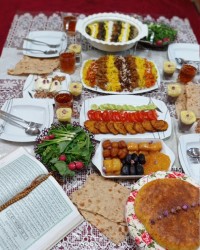 سفره افطاری شهادت مولای متقیان