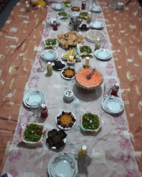 اولین سفره رمضان تو خونه خودم