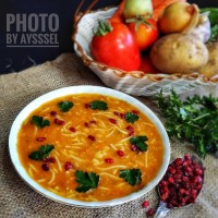 سوپ رشته و جوپرک متفاوت